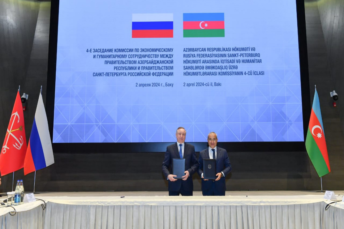 Состоялось 4-е заседание межправкомиссии между Азербайджаном и Санкт-Петербургом-<span class="red_color">ОБНОВЛЕНО