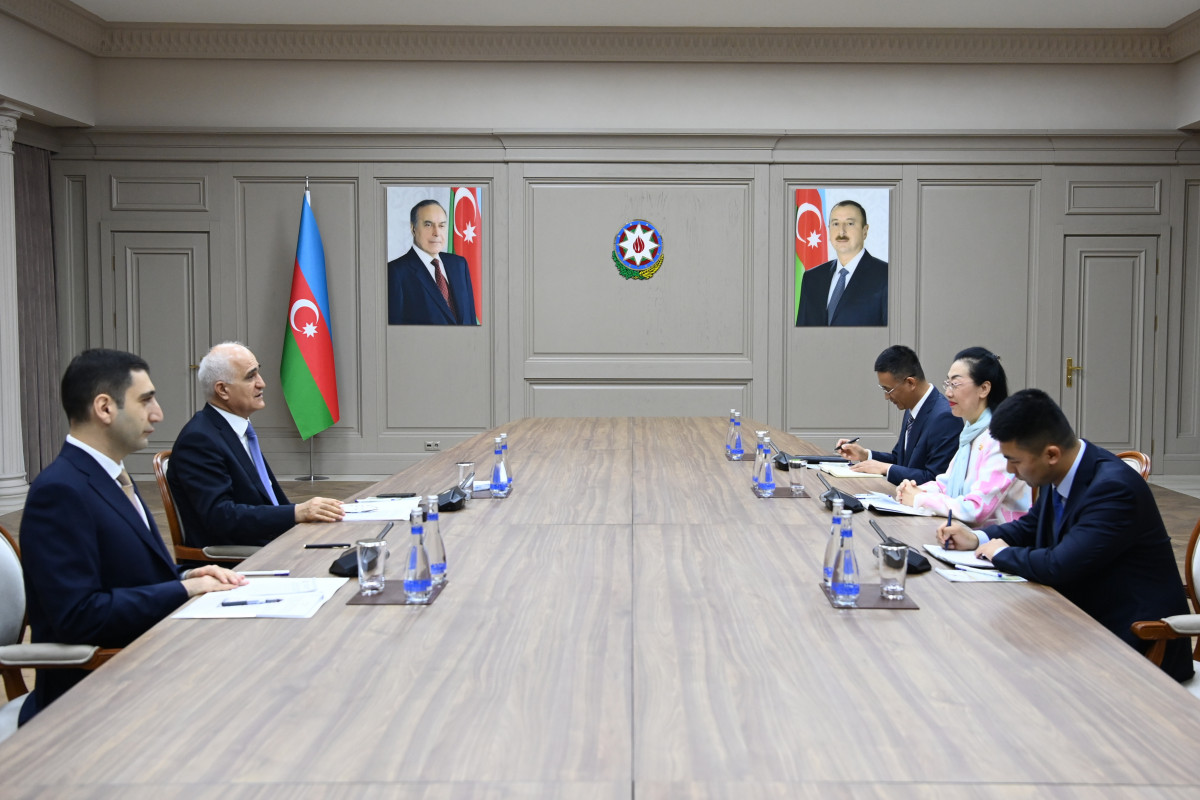 Şahin Mustafayev Çinin Azərbaycandakı səfiri ilə görüşüb
