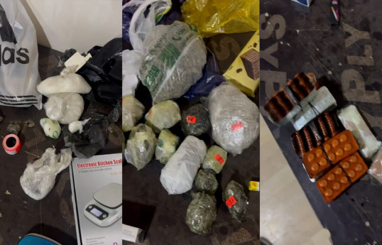 Bakıda saxlanılan narkokuryerlərdən 2 kq narkotik götürülüb