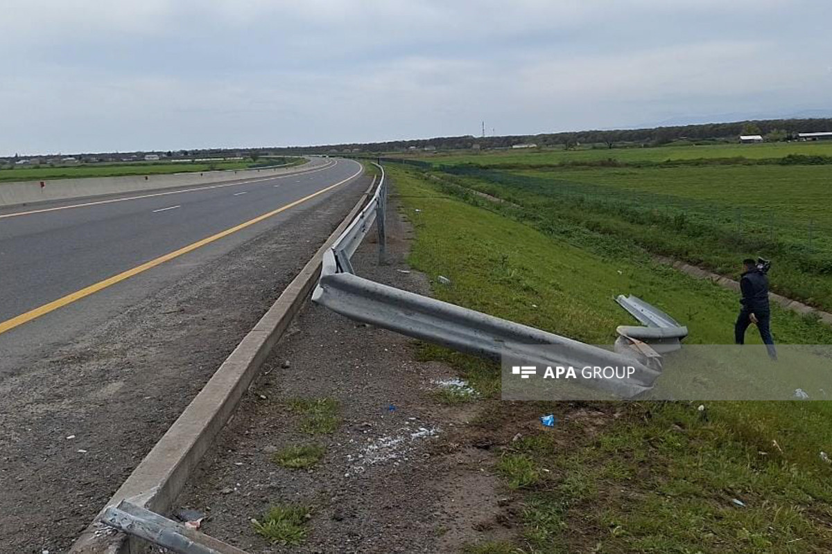 Masallıda yol qəzası olub, 4 nəfər xəsarət alıb - FOTO 