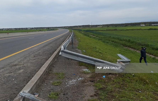 Masallıda yol qəzası olub, 4 nəfər xəsarət alıb - FOTO 