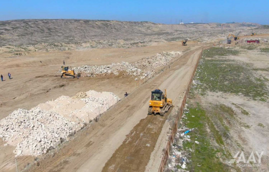 Böyükşor–Pirşağı avtomobil yolunun tikintisinə start verilib - FOTO 