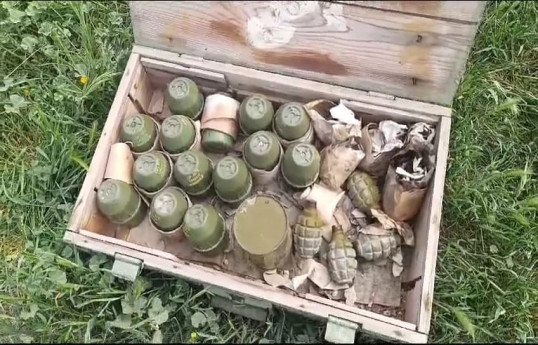 Cəbrayılda 23 qumbara aşkarlanıb - FOTO  - VİDEO 