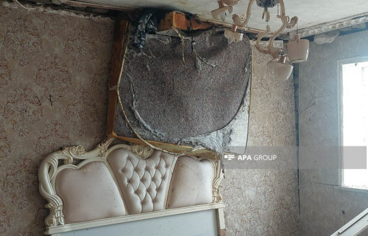 Şəmkirdə evdə qaz sızması nəticəsində partlayış olub, xəsarət alanlar var - FOTO  - YENİLƏNİB-2 