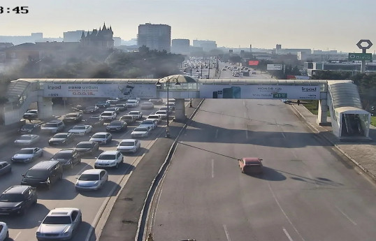 Bakıda sıxlıq olan yollar - SİYAHI 