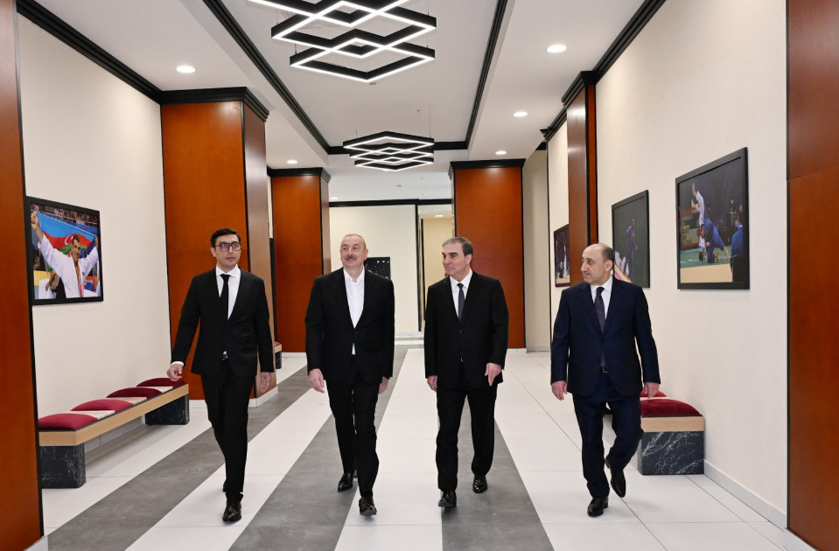 Prezident İlham Əliyev Gəncə İdman Sarayının açılışında iştirak edib - YENİLƏNİB 