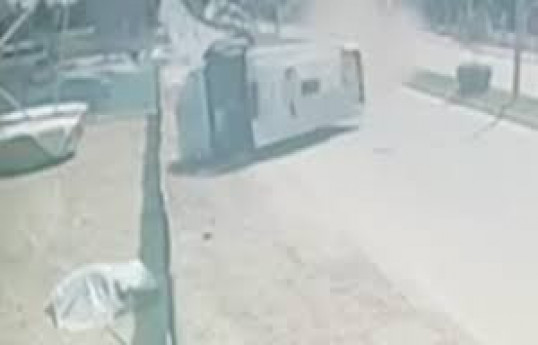 Antalyada avtobusla avtomobil toqquşub, 29 nəfər yaralanıb - VİDEO 