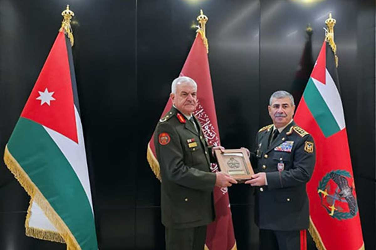 Minister of Defense of Republic of Azerbaijan is on official visit to Jordan
