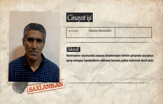Bakıda  azyaşlıya qarşı əxlaqsız hərəkət edən şəxs həbs edilib - VİDEO 