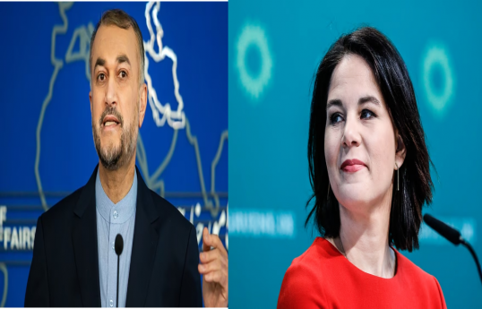 İran XİN başçısı Almaniyanı Qəzza ilə bağlı qətiyyətli addımlara çağırıb