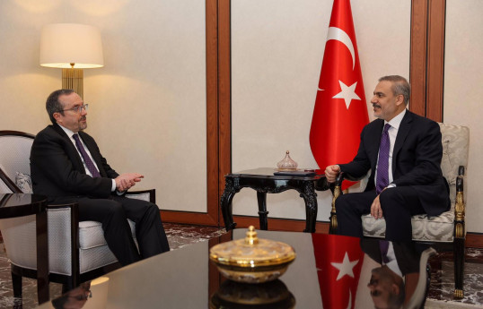 Hakan Fidan Blinkenin müşavirini qəbul edib