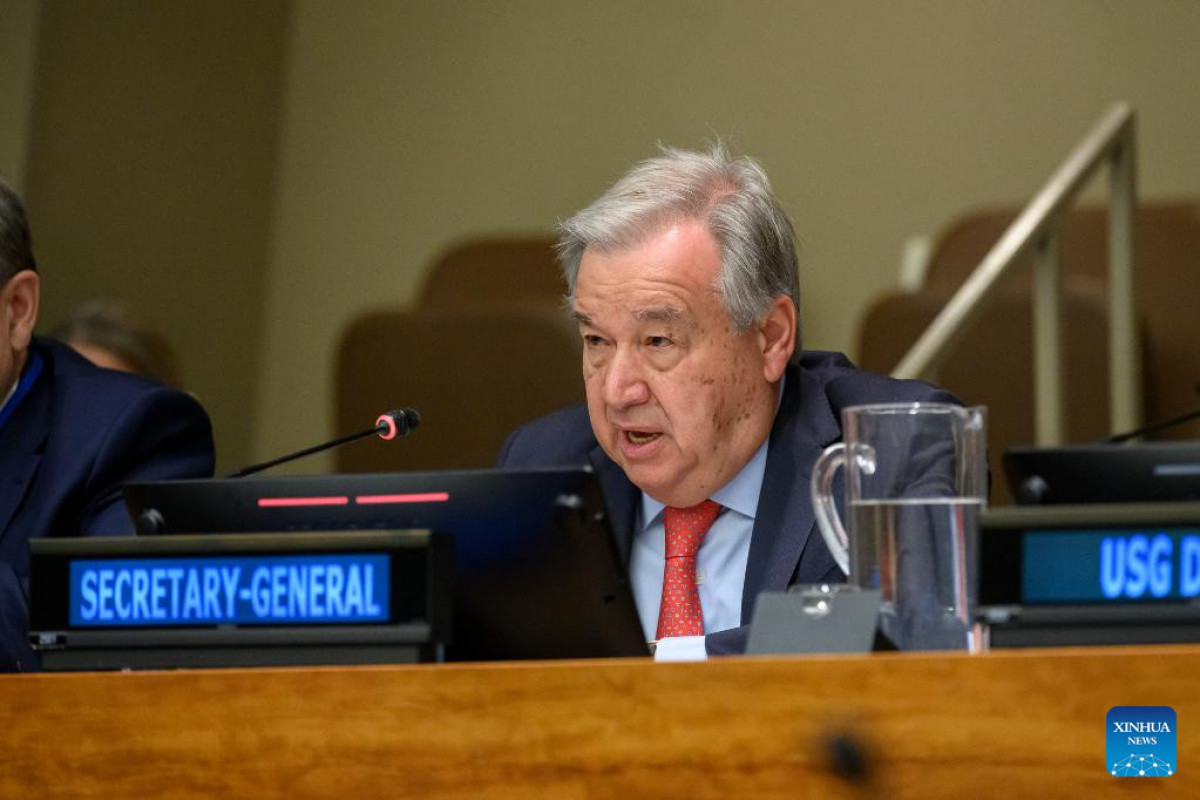 UN chief calls for reform of global financial architecture, particularly with regard to debt