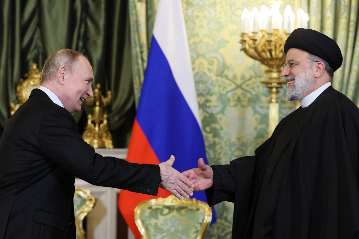 Vladimir Putin, President of Russian Federation and Ebrahim Raisi, President of the Islamic Republic of Iran