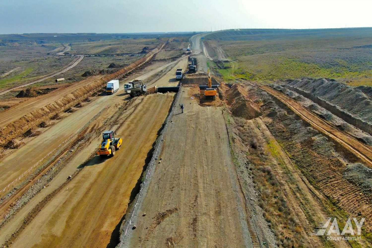 Əsgəran avtomobil yolunun inşasına başlanılıb - FOTO
