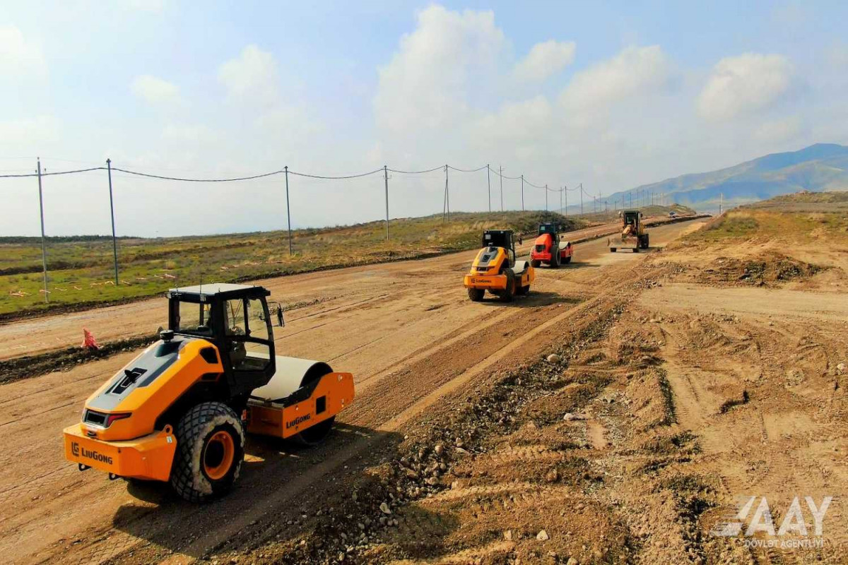 Əsgəran avtomobil yolunun inşasına başlanılıb - FOTO  - VİDEO 