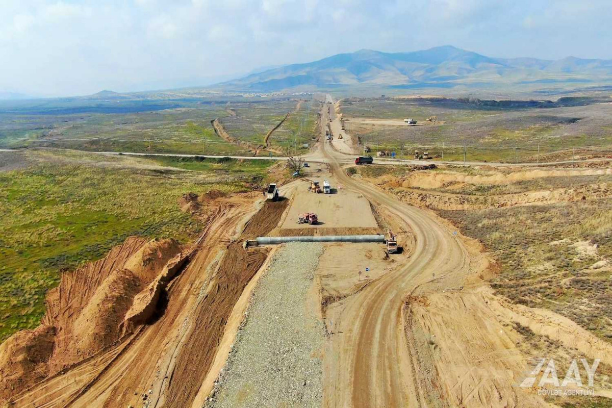 Əsgəran avtomobil yolunun inşasına başlanılıb - FOTO  - VİDEO 