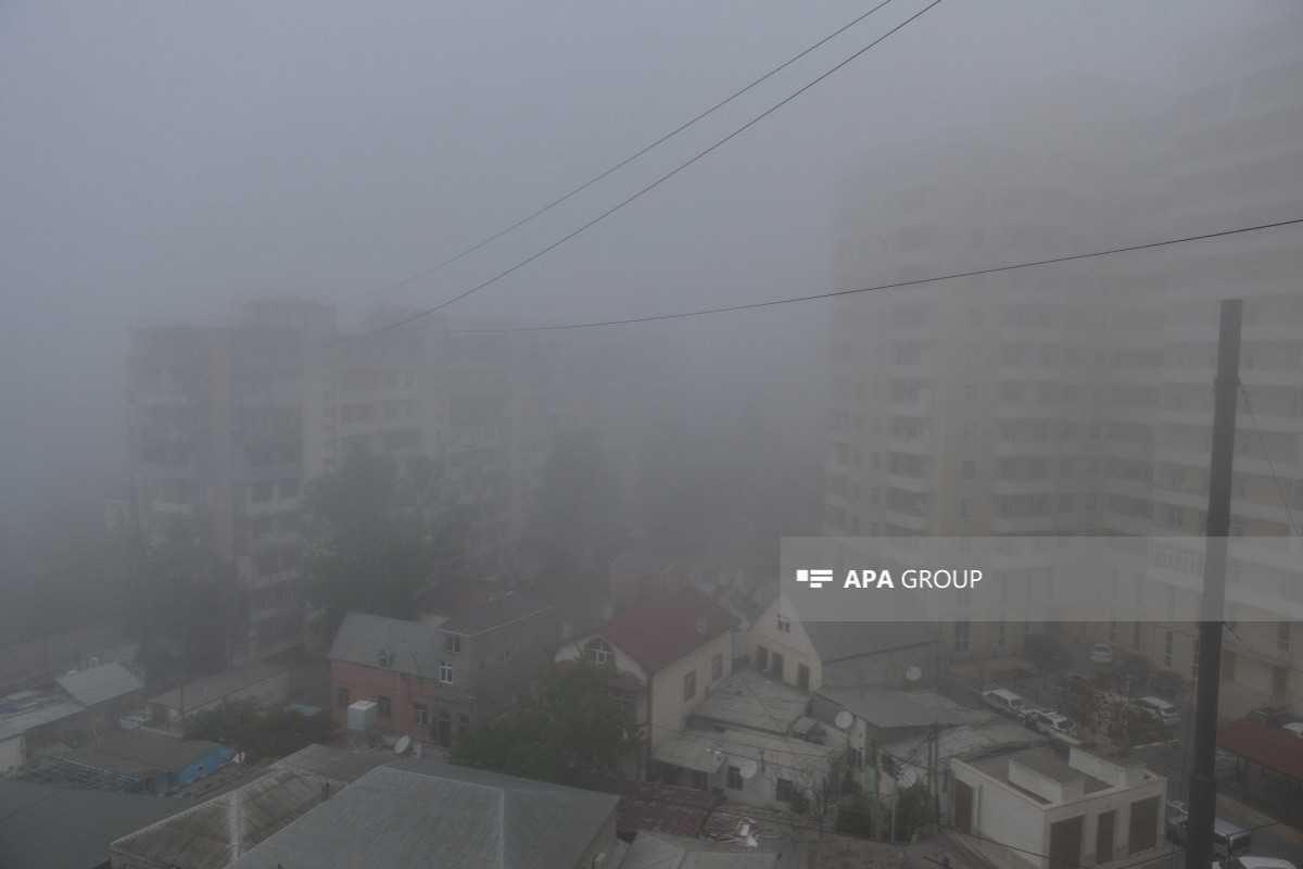 В Баку и на Абшеронском полуострове наблюдается туманная погода