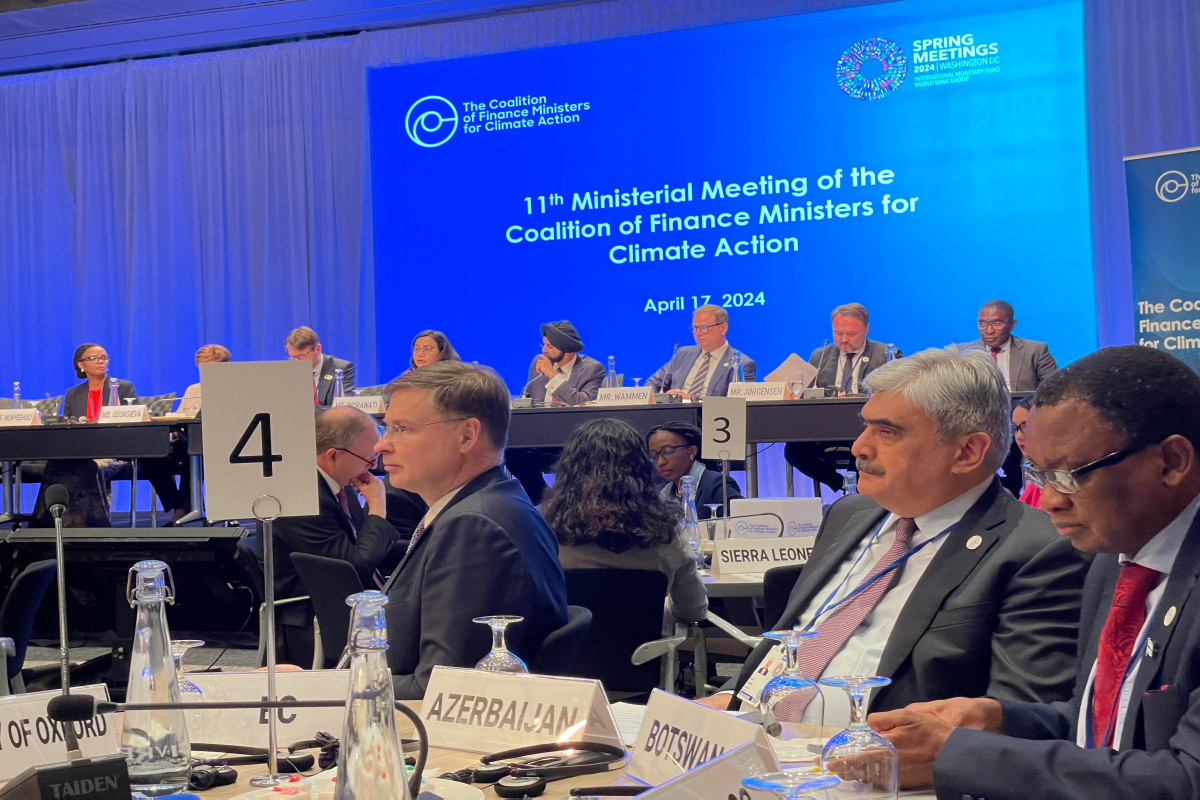 Azerbaijan was represented at 11th Ministerial Meeting of Coalition of Finance Ministers for Climate Action -<span class="red_color">PHOTO