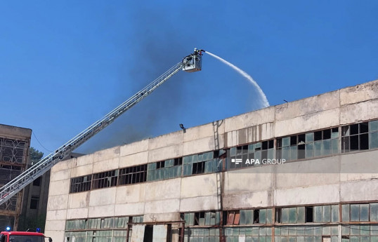 FHN Şirvanda yanğın-taktiki təlimi keçirib - FOTO 