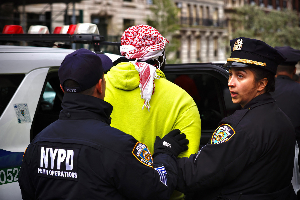 108 arrested at pro-Palestinian protest at Columbia University
