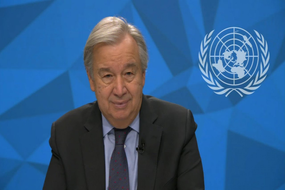 António Guterres, the Secretary-General of the United Nations