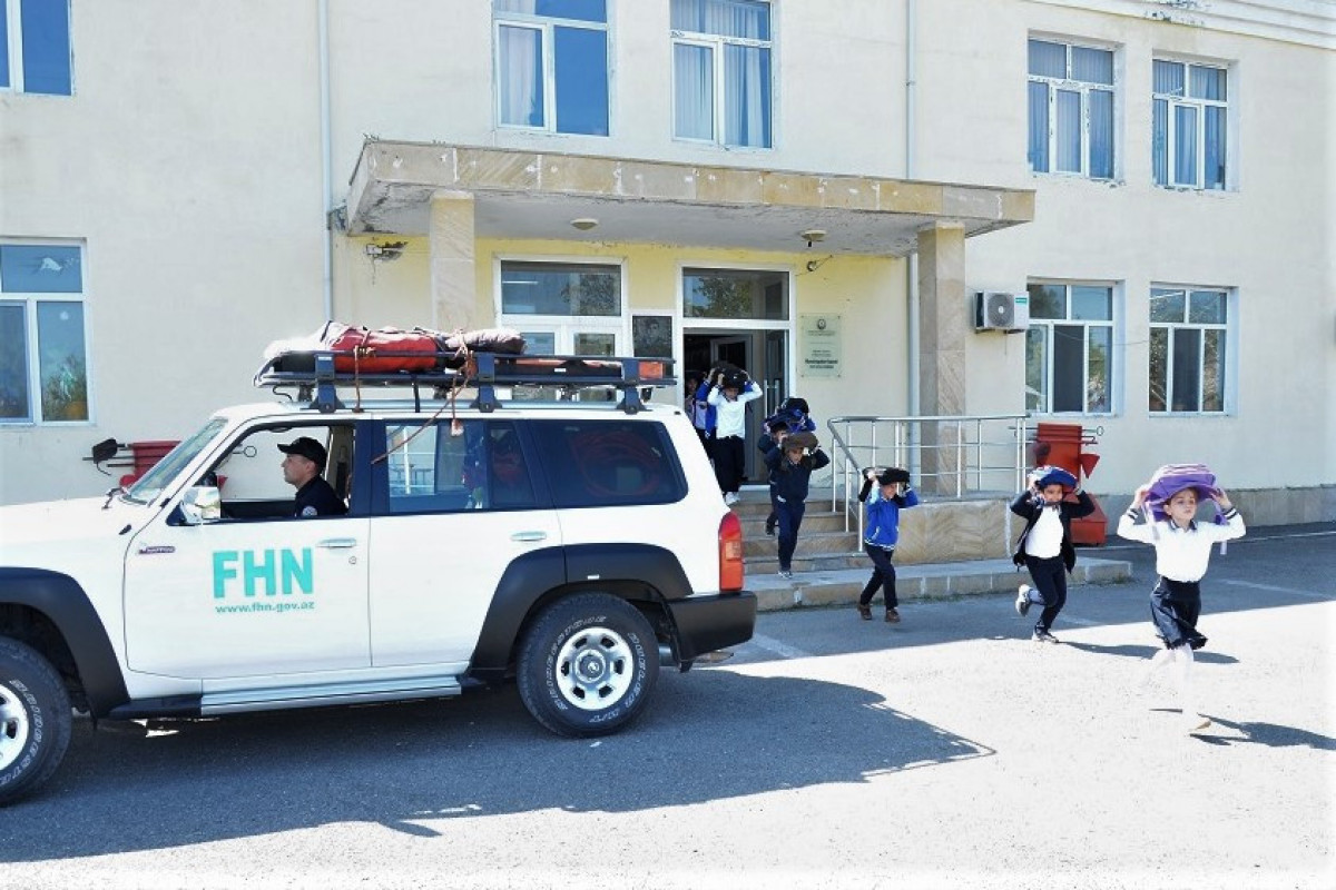 FHN-in Qarabağ Regional Mərkəzi nümunəvi mülki müdafiə məşqi keçirib