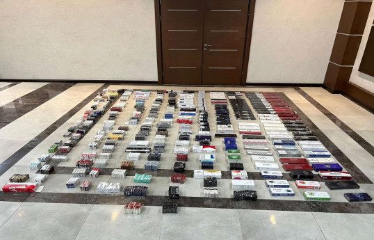 Aksiz markası olmayan 2377 qutu siqaret aşkarlanıb - FOTO 