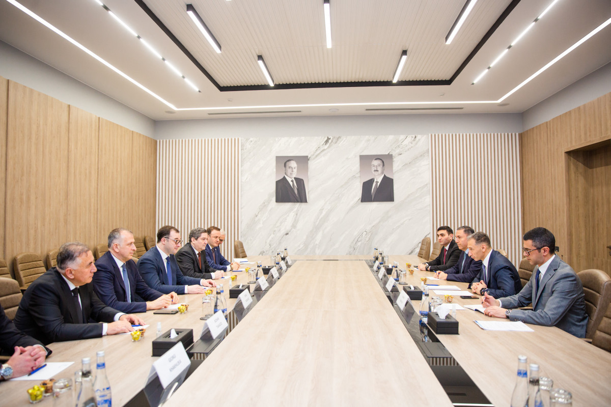 Azerbaijani minister meets with Georgian delegation