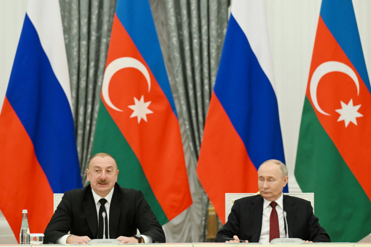 Президент Ильхам Алиев: Владимир Путин и Гейдар Алиев заложили основу дружественных, добрососедских отношений между Азербайджаном и Россией
