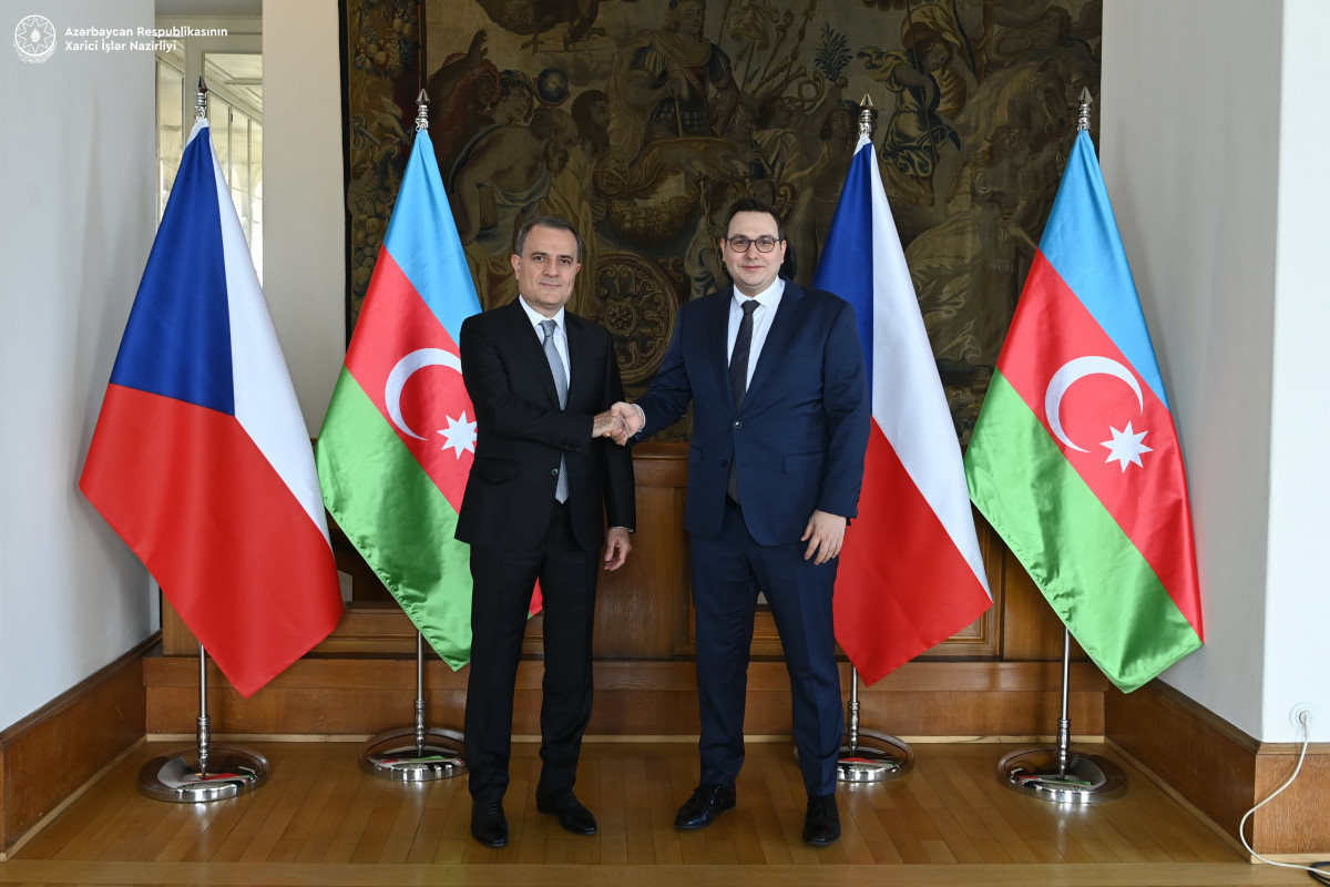 Главы МИД Азербайджана и Чехии провели встречу