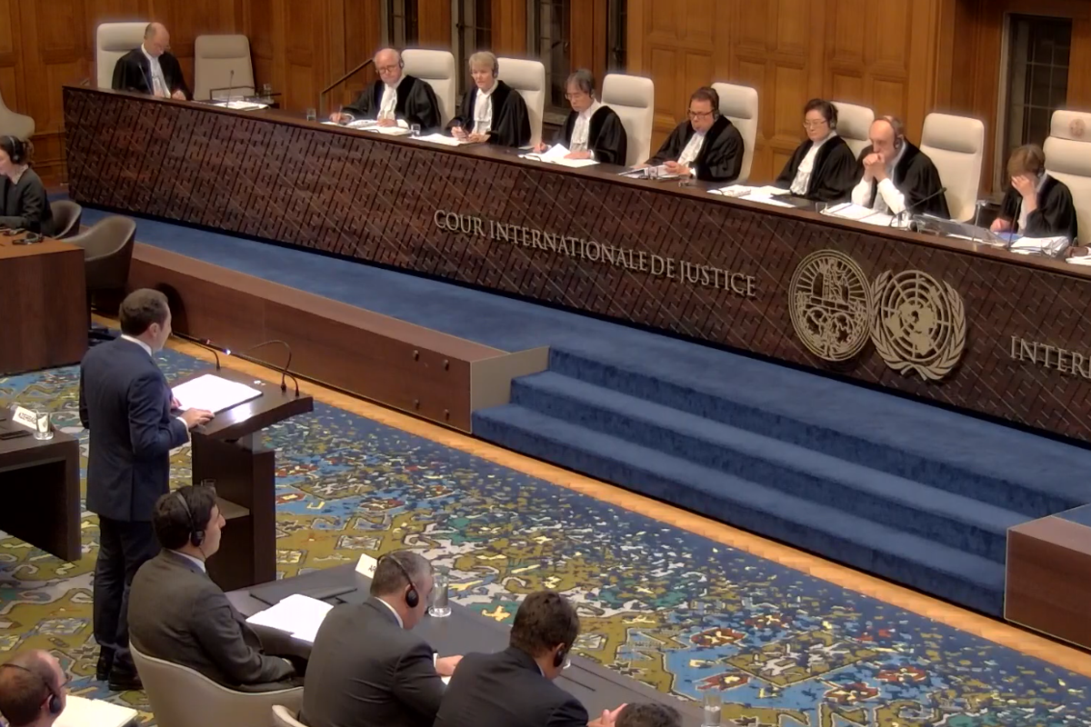 Azerbaijani Deputy FM brought to the attention of ICJ judges that Armenia implements Nzhdeh