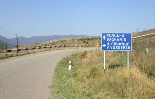 Ermənistan DİN minatəmizləmə işlərinin aparılması üçün Bağanis-Voskepar yolunu bağlayıb