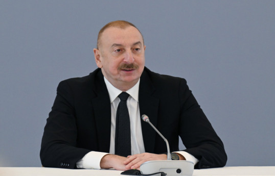 Azərbaycan Prezidenti: Hazırda neft və qaz ümumi daxili məhsulumuzun yarıdan az hissəsini təşkil edir