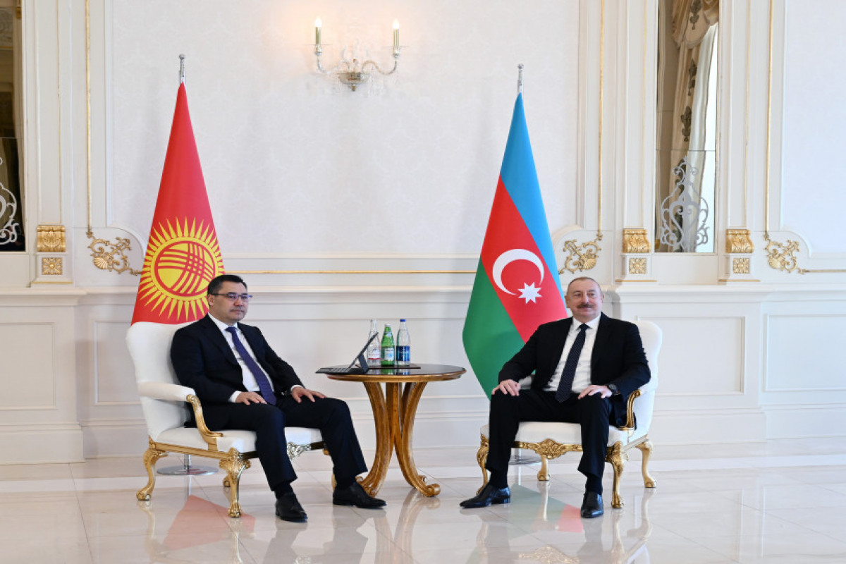 President of Azerbaijan Ilham Aliyev held meeting with President of the Kyrgyz Republic Sadyr Zhaparov in limited format-<span class="red_color">UPDATED