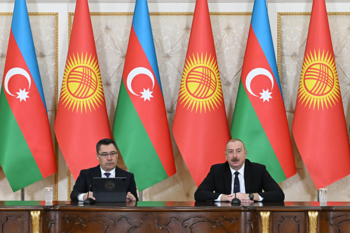 Президенты Азербайджана и Кыргызстана выступили с заявлениями для прессы-<span class="red_color">ОБНОВЛЕНО-1