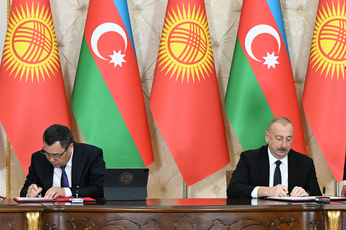 Azerbaijan and Kyrgyzstan signed documents -<span class="red_color">UPDATED 1