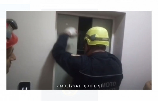 FHN xilasetmə əməliyyatı görüntüləri yayıb - VİDEO 