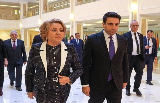 Rusiya Federasiya Şurasının sədri: Alen Simonyan bütün "qırmızı xətləri" keçib