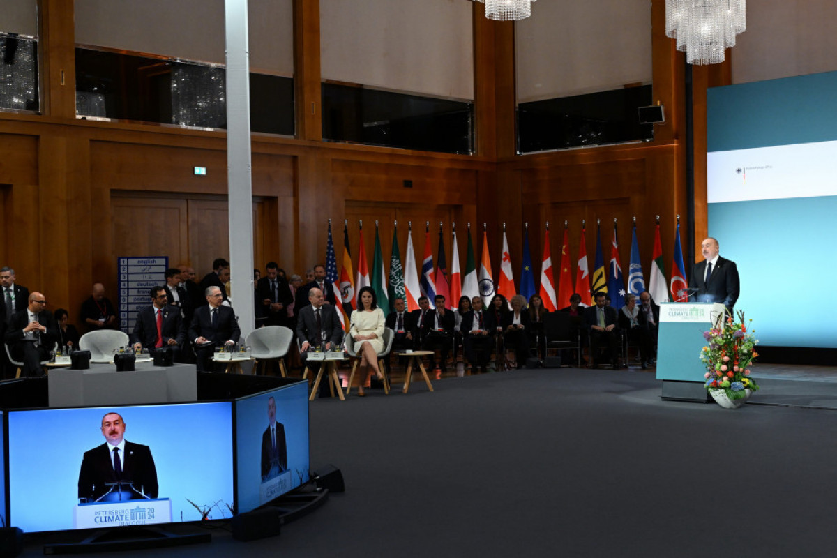 Президент Азербайджана принял участие в сегменте высокого уровня XV Петерсбергского климатического диалога в Берлине -<span class="red_color">ОБНОВЛЕНО-1
