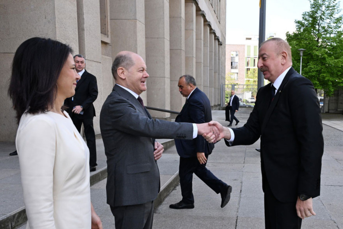 German Federal Chancellor welcomes President Ilham Aliyev