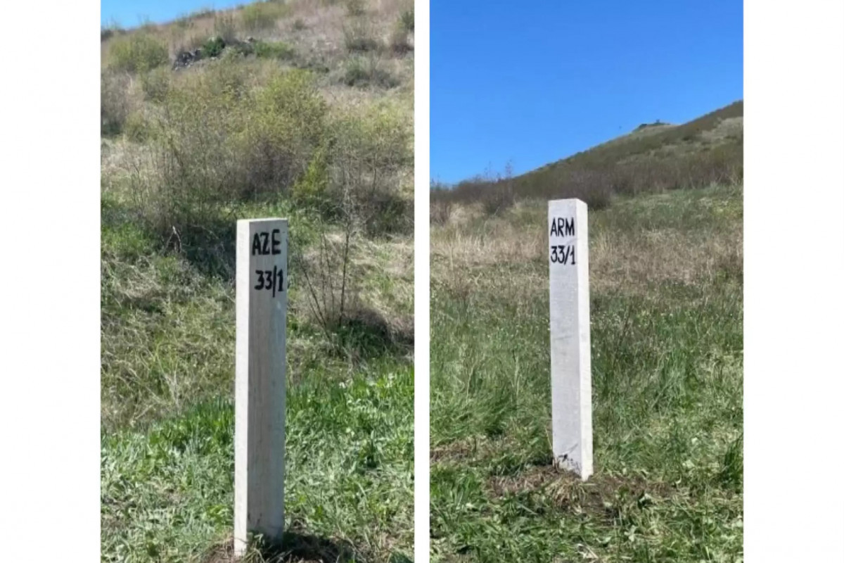 Между Азербайджаном и Арменией установлено 28 пограничных столбов