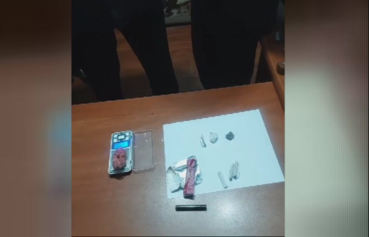 Paytaxt sakini Ağsuda narkotiklə saxlanılıb - FOTO 