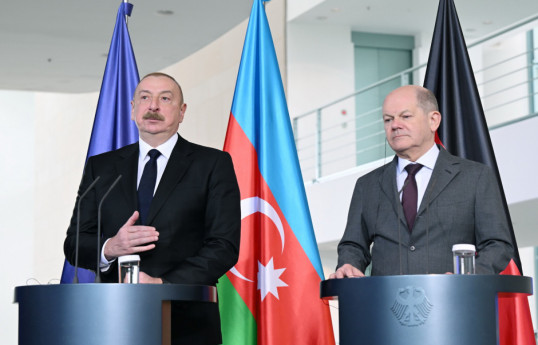 Prezident İlham Əliyev: Son müddət Almaniya-Azərbaycan əlaqələri sürətli inkişaf dövrünü yaşayır