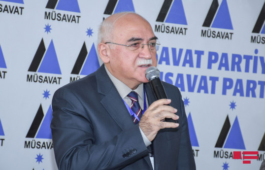 İsa Qəmbər Müsavat Partiyasının başqanlığına namizəd olub