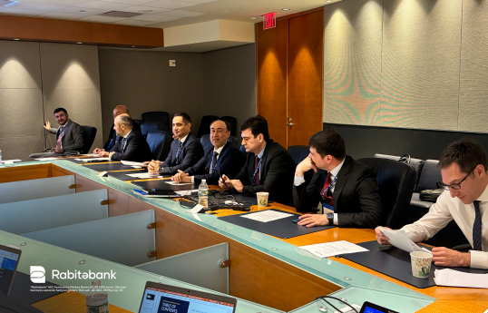 Rabitəbank ABŞ-nin "Bank of New York Mellon" ilə işbirliyini müzakirə edib