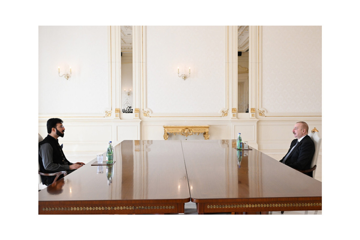 Президент Азербайджана принял директора пакистанского института MUSLİM