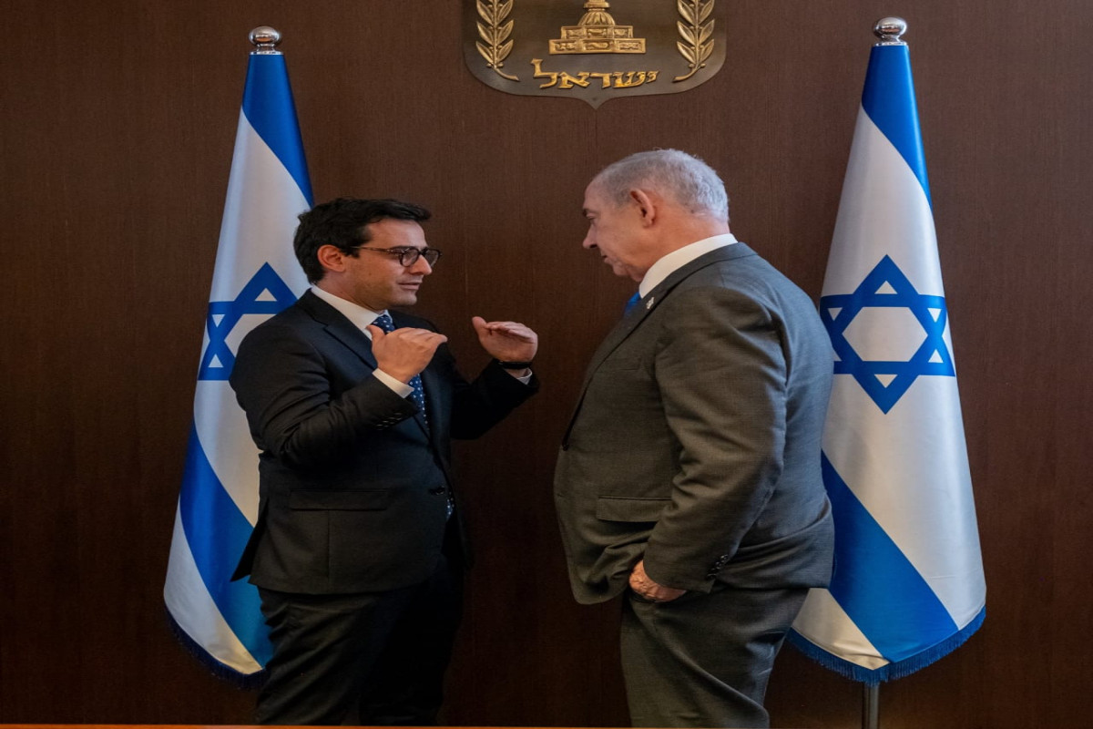Fransanın XİN başçısı Benyamin Netanyahu ilə görüşdü -