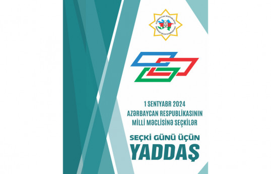 MSK Milli Məclisə seçkilərlə əlaqədar “Seçki günü üçün yaddaş” kitabçası hazırlayıb