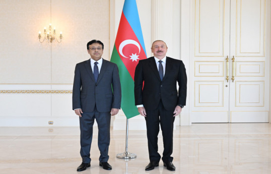 Pakistanın yeni səfiri etimadnaməsini Prezident İlham Əliyevə təqdim edib  - YENİLƏNİB 