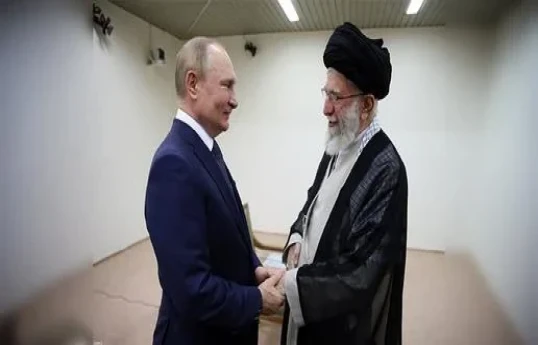 Rusiya prezidenti Vladimir Putin və İranın ali dini lideri Ayətullah Əli Xamneyi